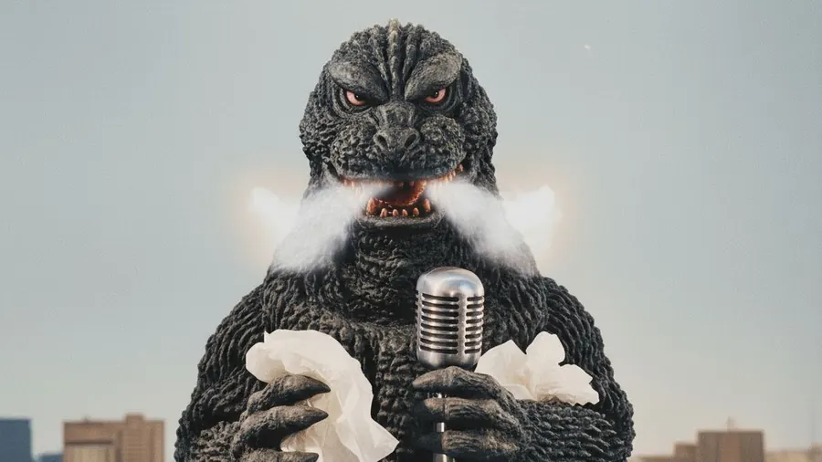 "Godzilla has a cold"